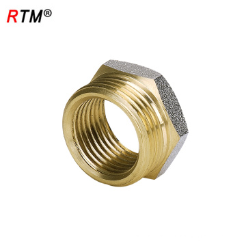 A 17 4 12 brass bushing reducer brass nipple coupling